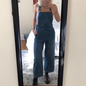 MADEWELL wide leg overalls!!